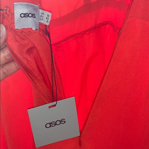 ASOS Flutter Sleeved Dress - Picture 4 of 13